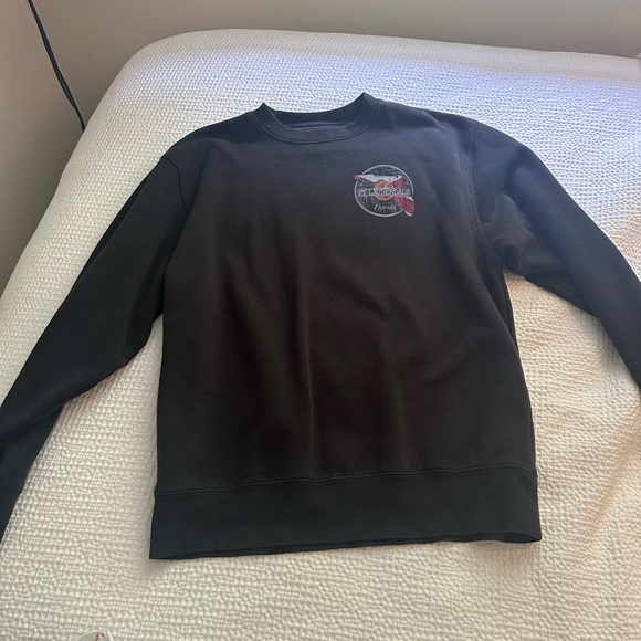 Black graphic crewneck - Picture 1 of 2